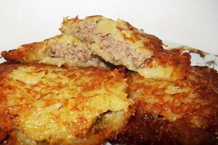 Драники с фаршем