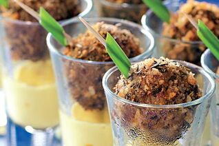 Фрикадельки в пряном шафранно-лимонном соусе