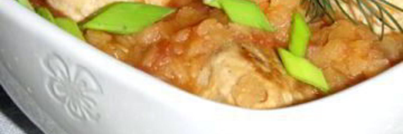 Куриные фрикадельки с чечевицей