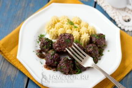 Шведские фрикадельки K ttbullar