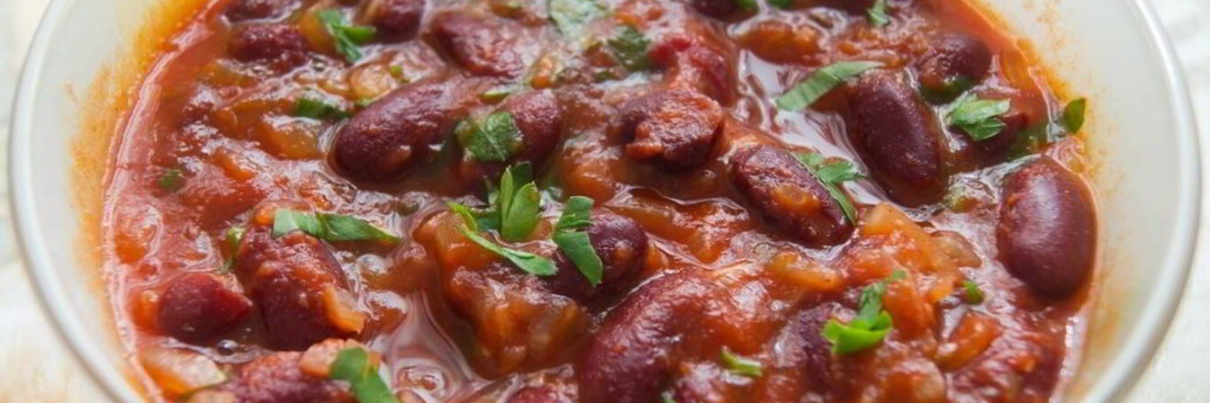 Гарнир из красной фасоли