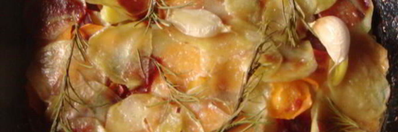 Гарнир из печеных овощей