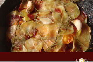 Гарнир из печеных овощей