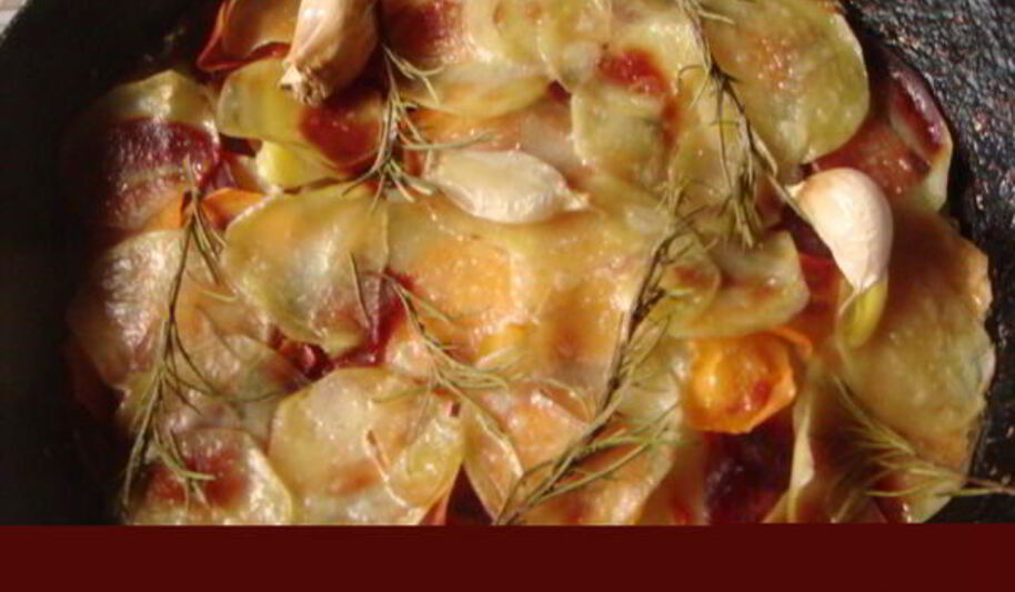 Рецепт гарнира из печеных овощей