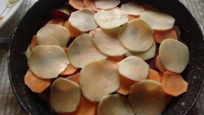 гарнир из печеных овощей