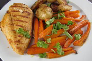 Гарнир из пряной моркови