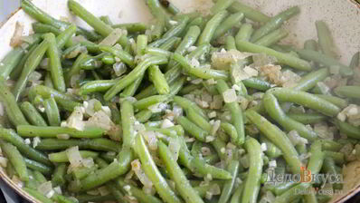 гарнир из стручковой фасоли