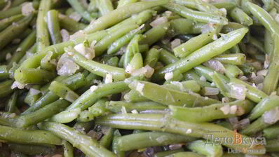 гарнир из стручковой фасоли