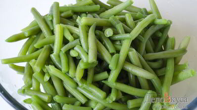 гарнир из стручковой фасоли