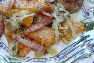 Гарнир из тыквы