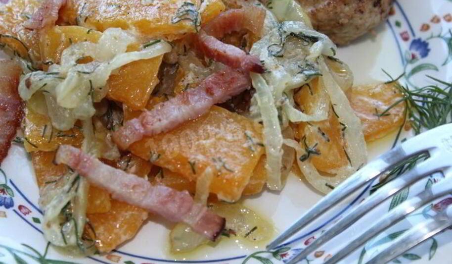 Рецепт гарнира из тыквы