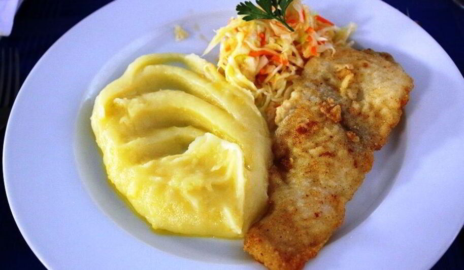 Рецепт гарнира к рыбе в кляре