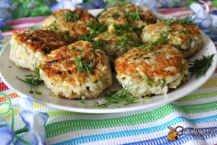 Биточки из трески с рисом