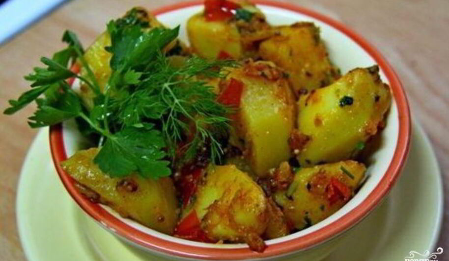 Рецепт картофеля по-бомбейски
