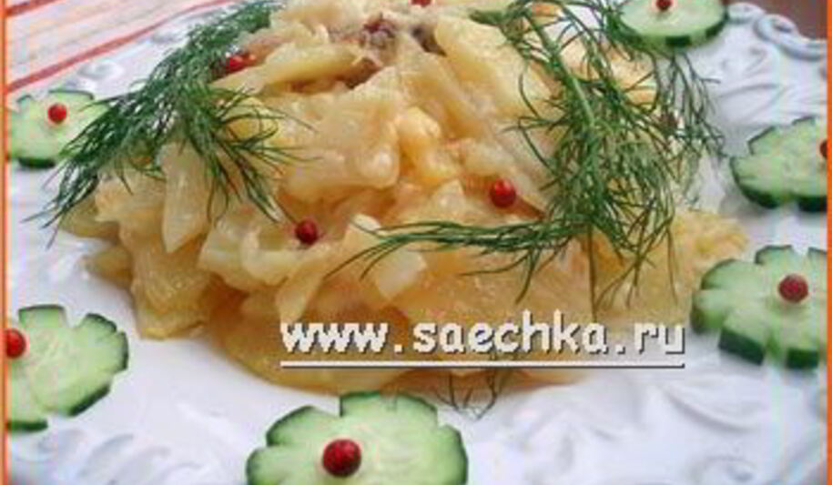 Рецепт картофеля по-лионски