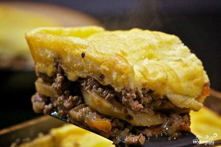 Картофель с фаршем в духовке