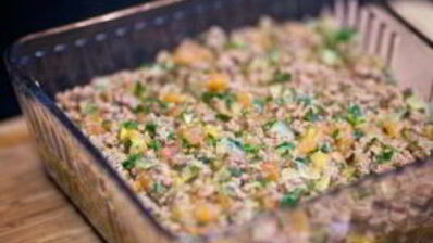 картофель с фаршем в духовке