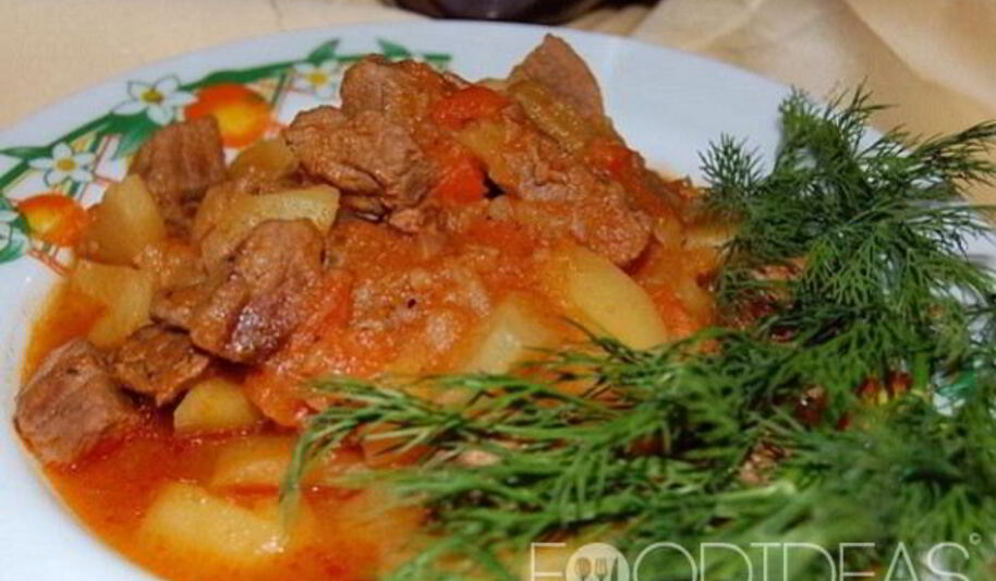 Рецепт картофеля с говядиной