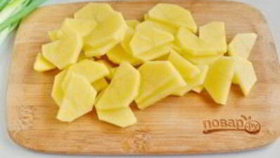 картофель с луком