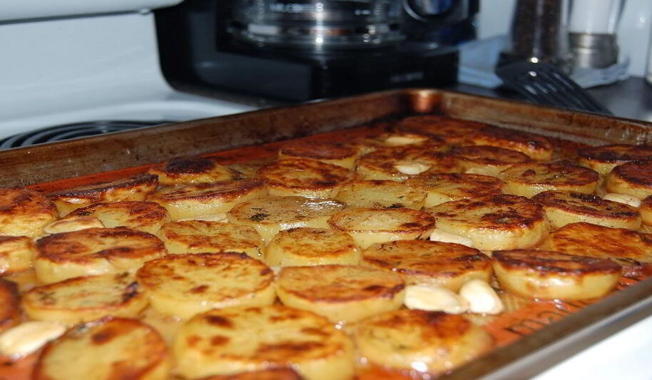 Рецепт картофеля с маслом