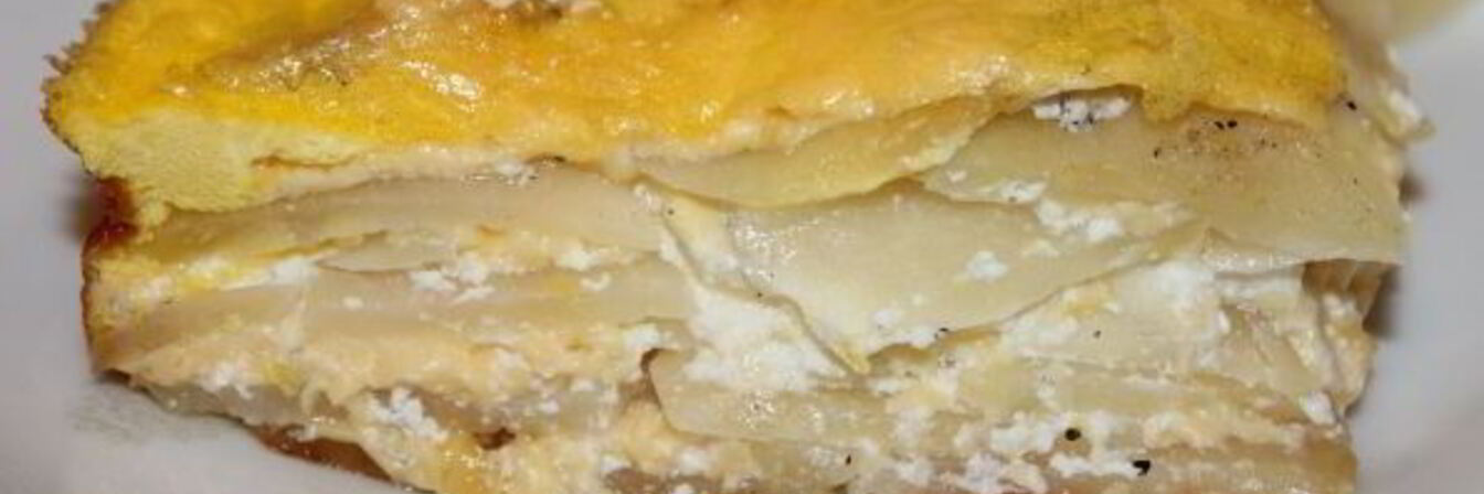 Картофель с молоком в духовке