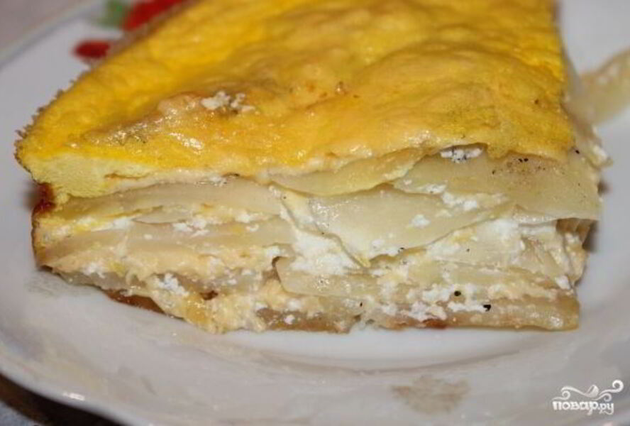 Картофель с молоком в духовке