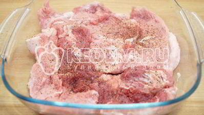 картофель с мясом в духовке