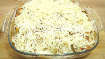 картофель с мясом в духовке