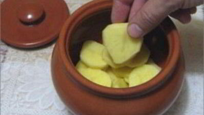 картофель в горшочках в духовке