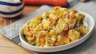 картофель в сметане