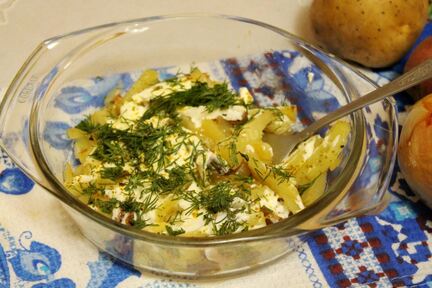 Картошка с лисичками в духовке