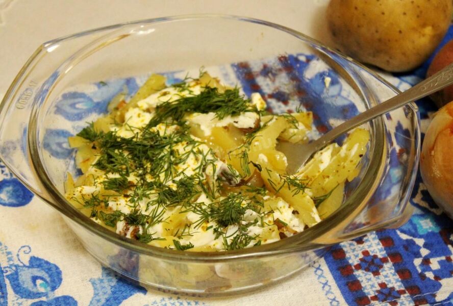 Картошка с лисичками в духовке