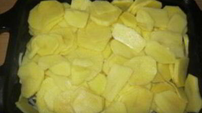 картошка с мясом и сыром в духовке