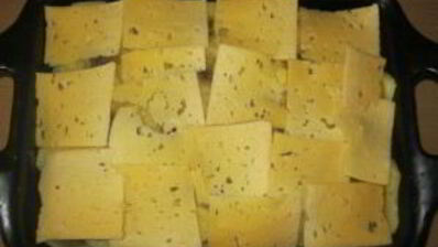 картошка с мясом и сыром в духовке