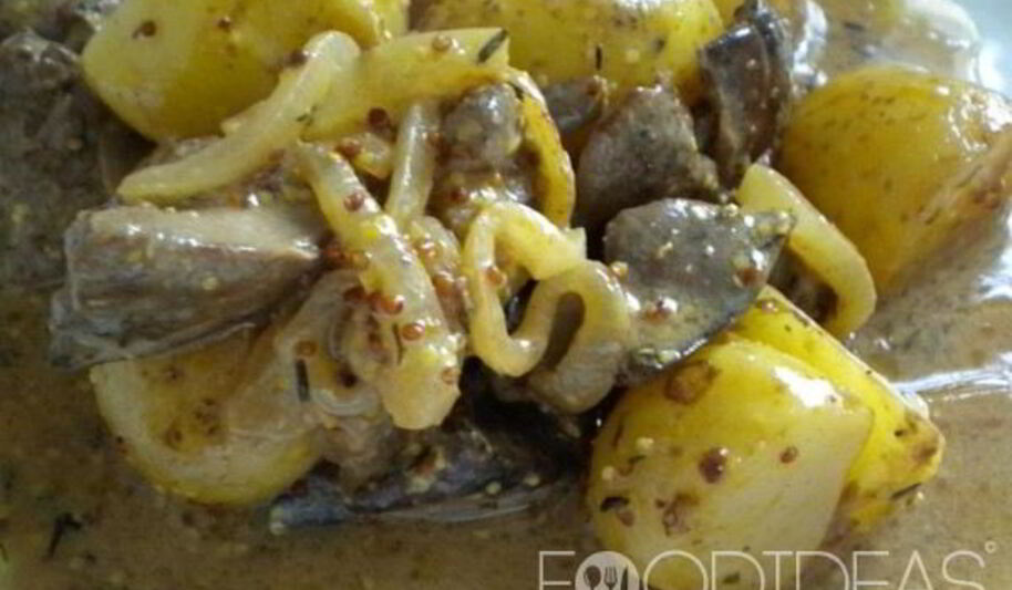 Рецепт картошки с печенью в мультиварке