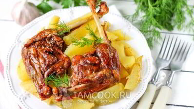 картошка с уткой в фольге в духовке