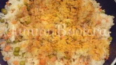 нежный рис с простыми овощами