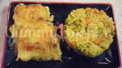 нежный рис с простыми овощами