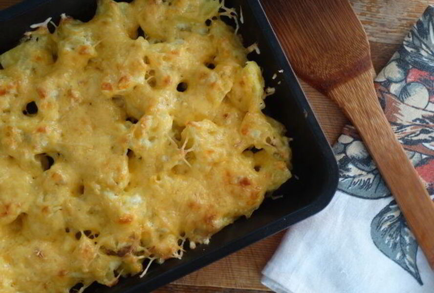 Отварной картофель в сметане