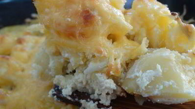 отварной картофель в сметане