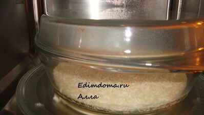 рис отварной в микроволновке