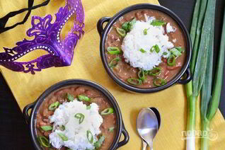 Рис с фасолью