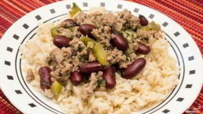 рис с индейкой