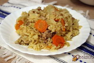 Рис с курицей и овощами