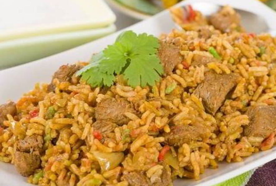 Рис с мясом ягненка по-арабски