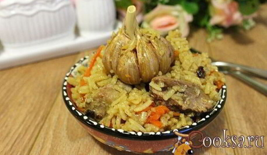 Рецепт риса со свининой в мультиварке
