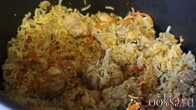 рис со свининой в мультиварке