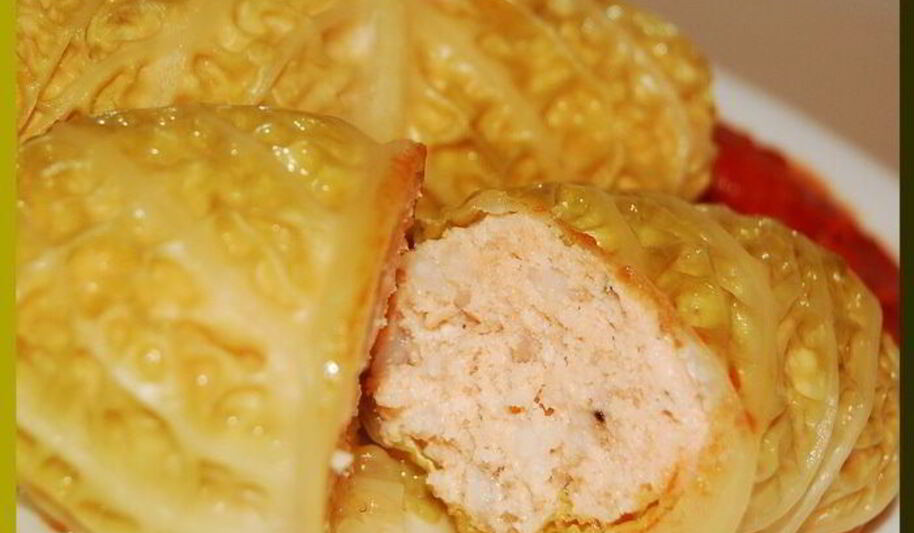 Рецепт голубцов из савойской капусты с фаршем из семги