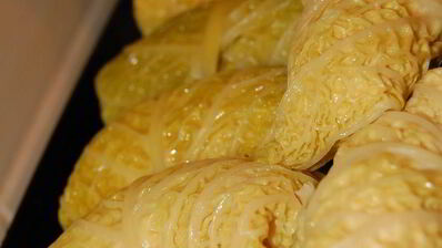 голубцы из савойской капусты с фаршем из семги