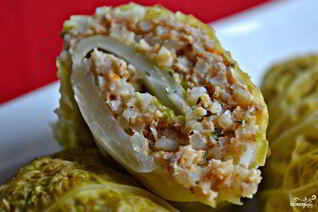 Голубцы с куриным фаршем